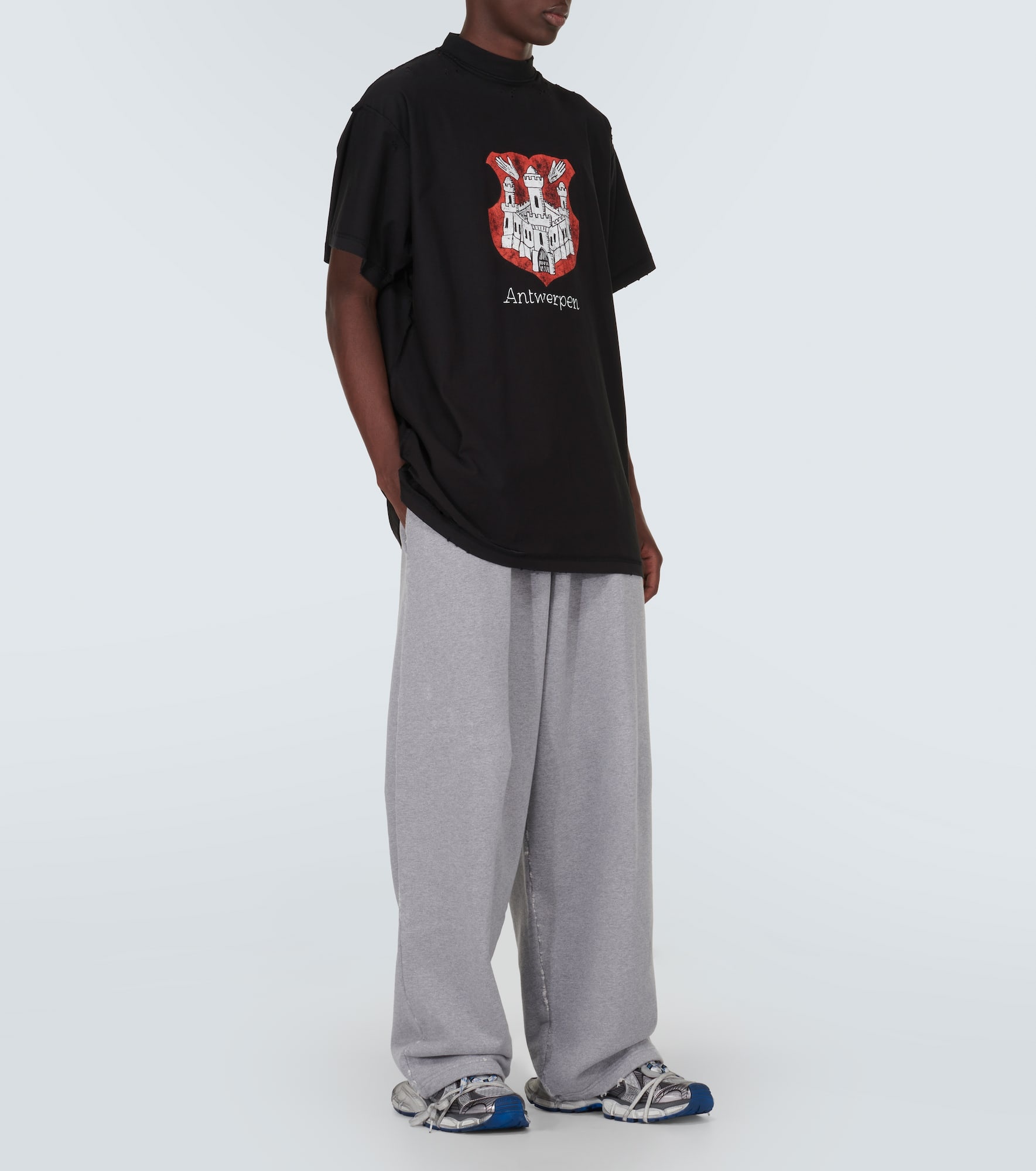 Cotton fleece sweatpants - 2