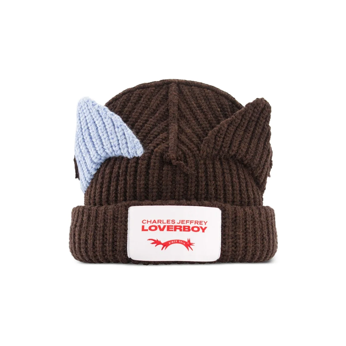 CHUNKY EARS BEANIE (BROWN) - 1