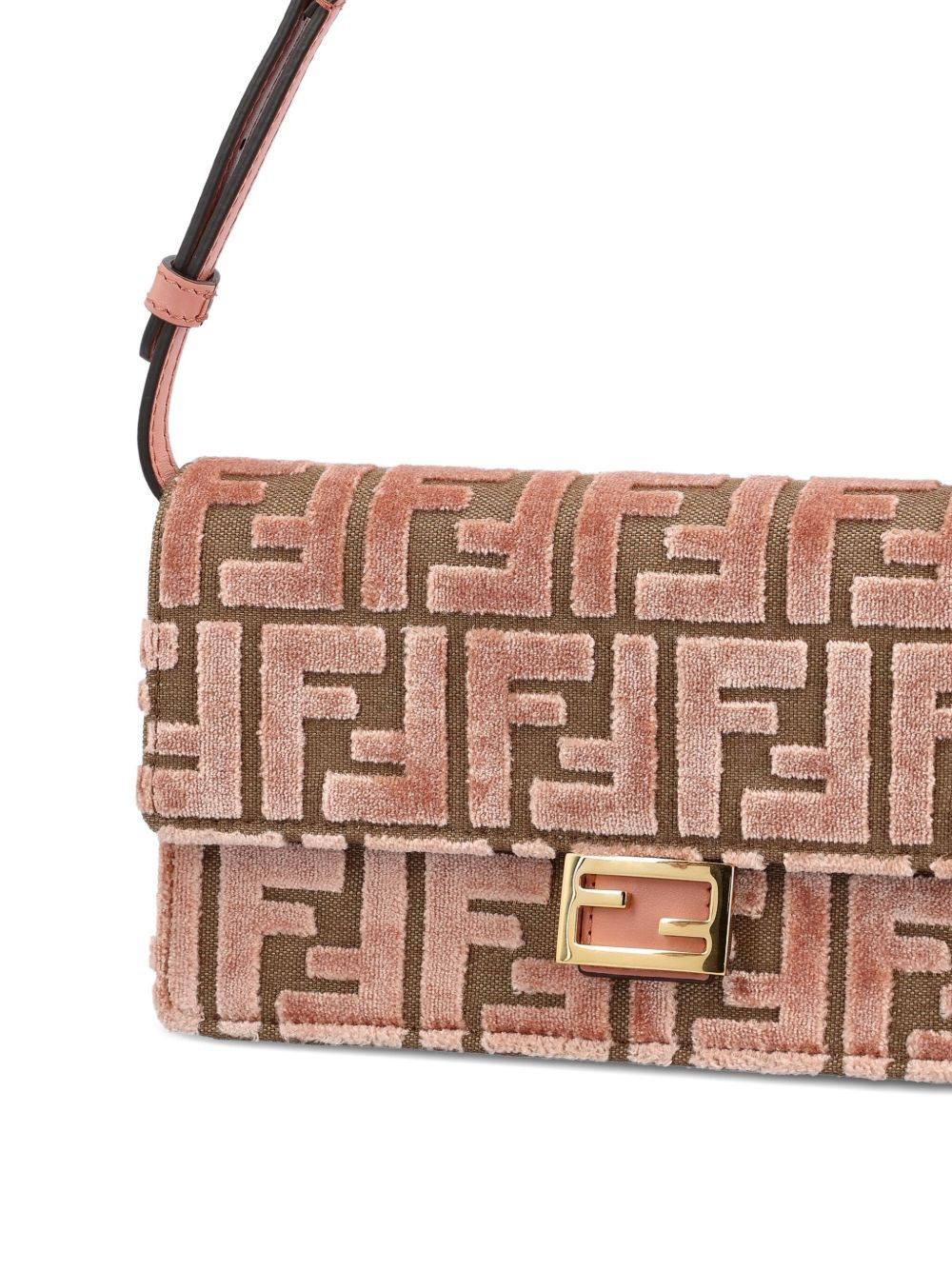 medium Baguette jacquard-velvet shoulder bag - 4