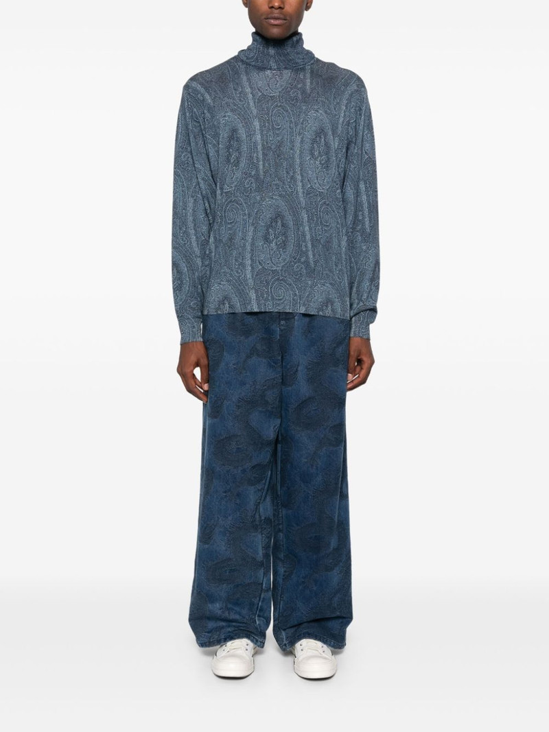 Etro paisley-jacquard sweater outlook