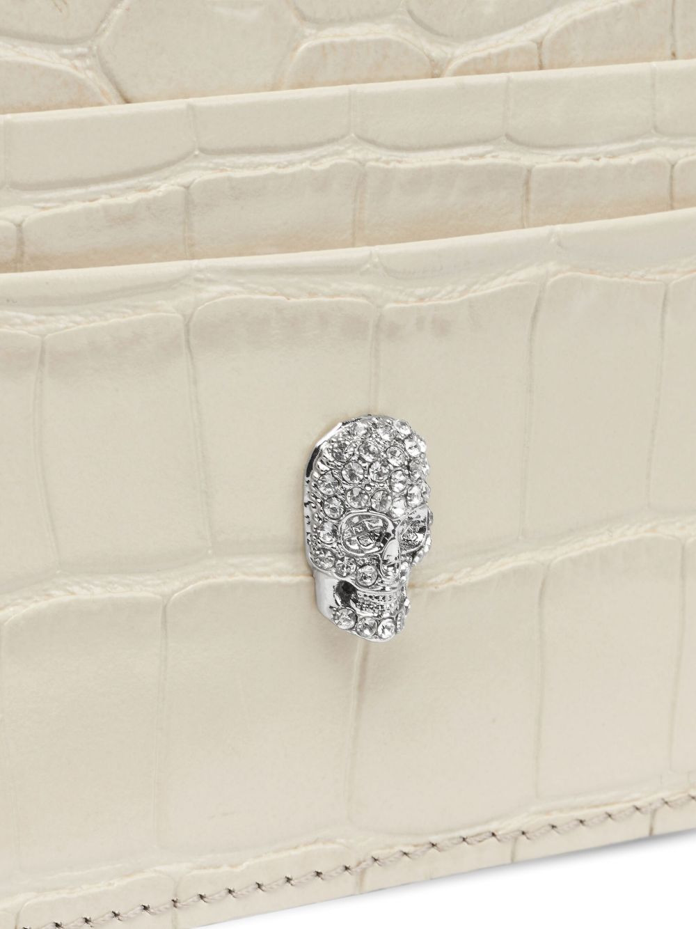 crocodile-print cardholder - 3
