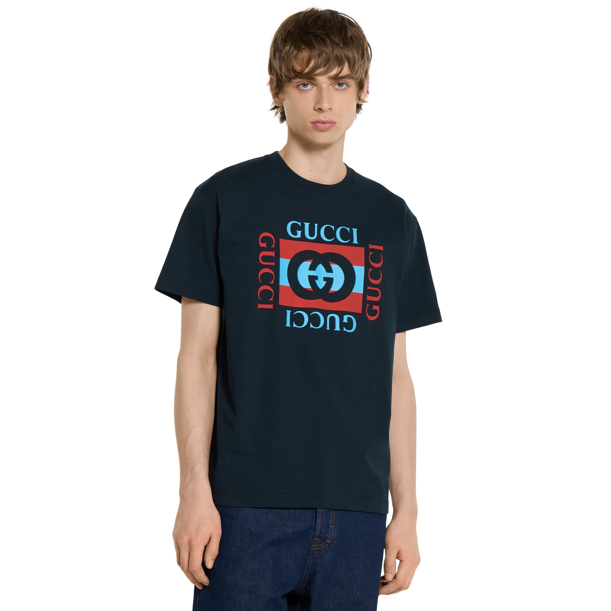 Printed cotton jersey T-shirt - 3