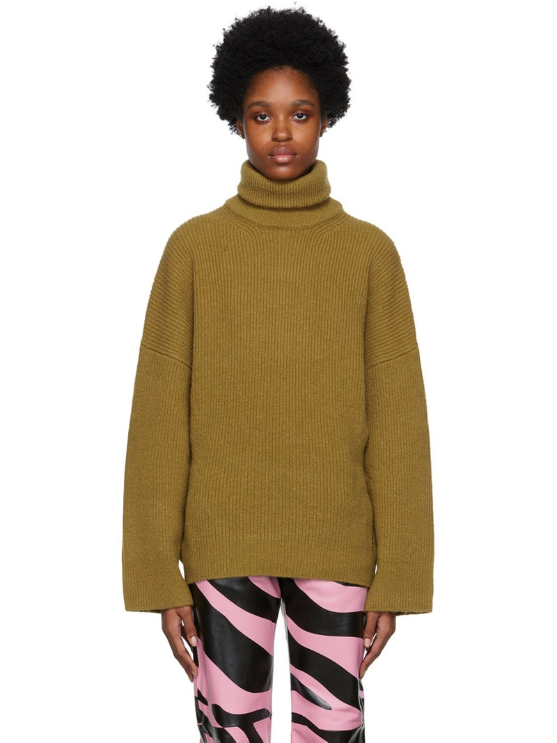 Khaki Grace Turtleneck - 1