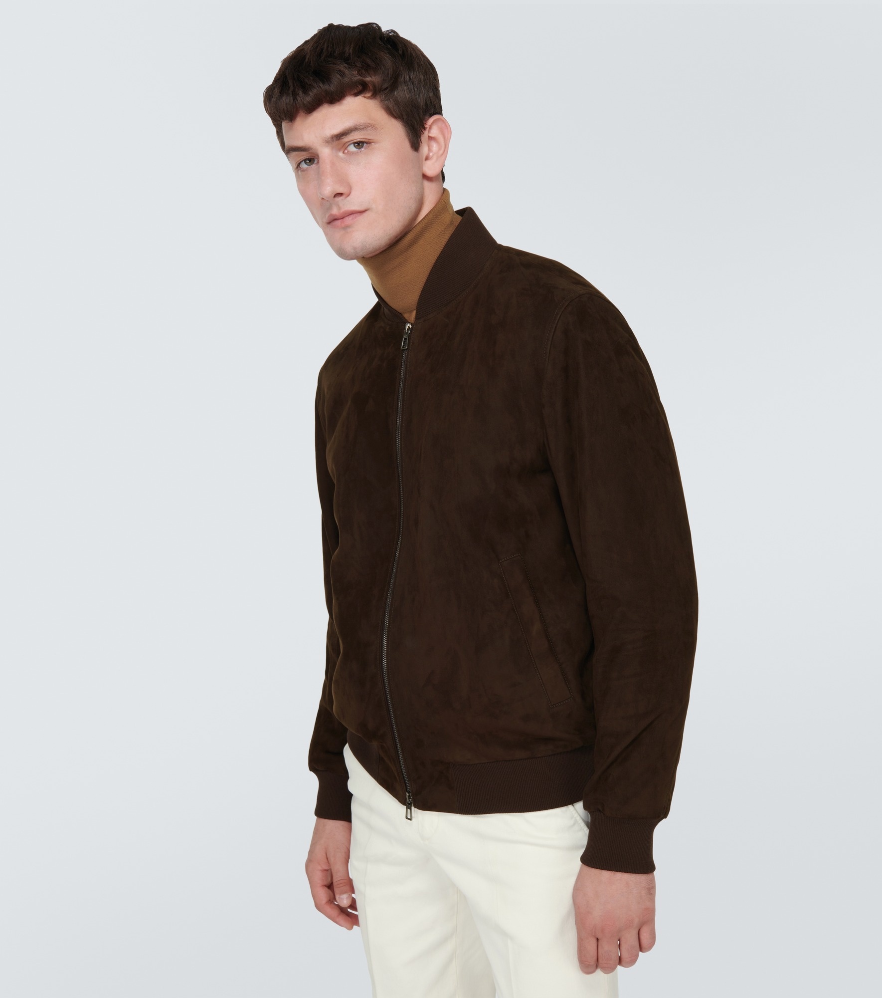 Suede bomber jacket - 3