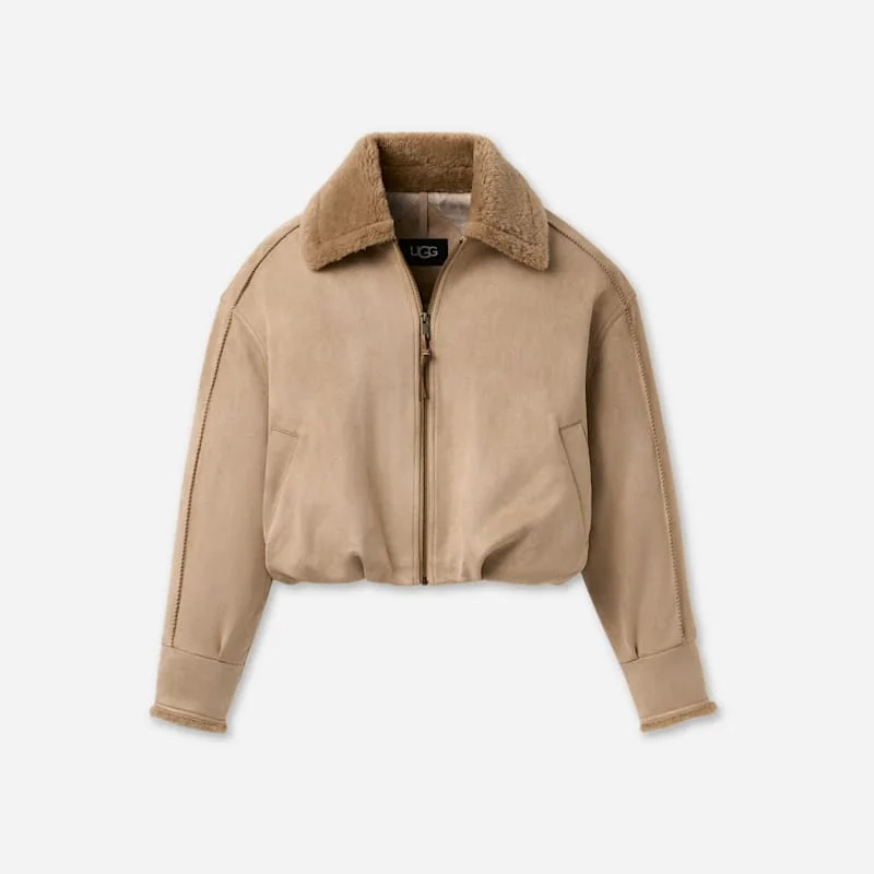 ® Women's Coleta Bubble Jacket in Sand - 1