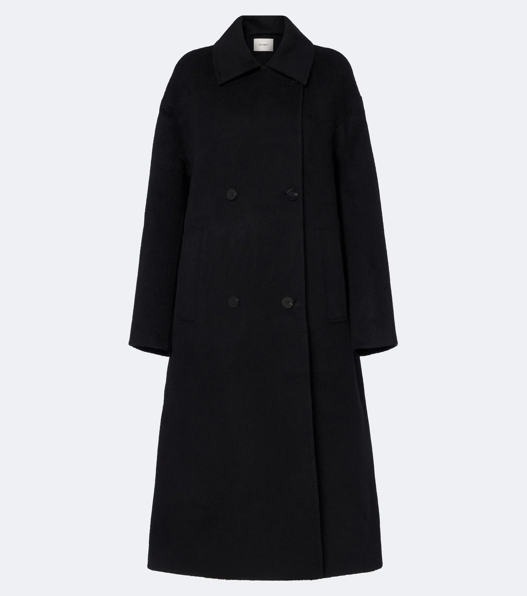 Doublé wool and alpaca coat - 1