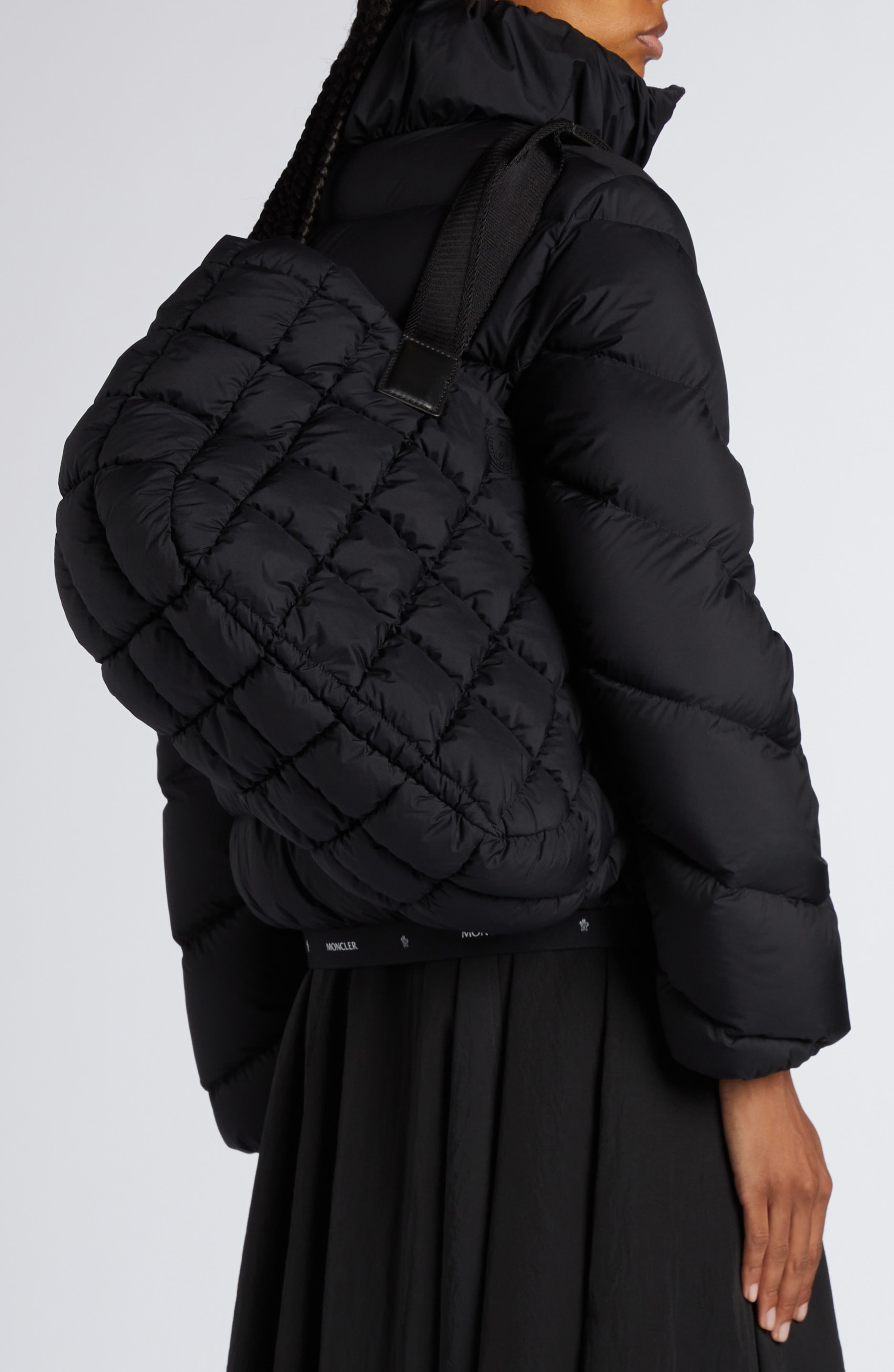 Moncler Caradoc Puffer Tote in Black at Nordstrom - 2
