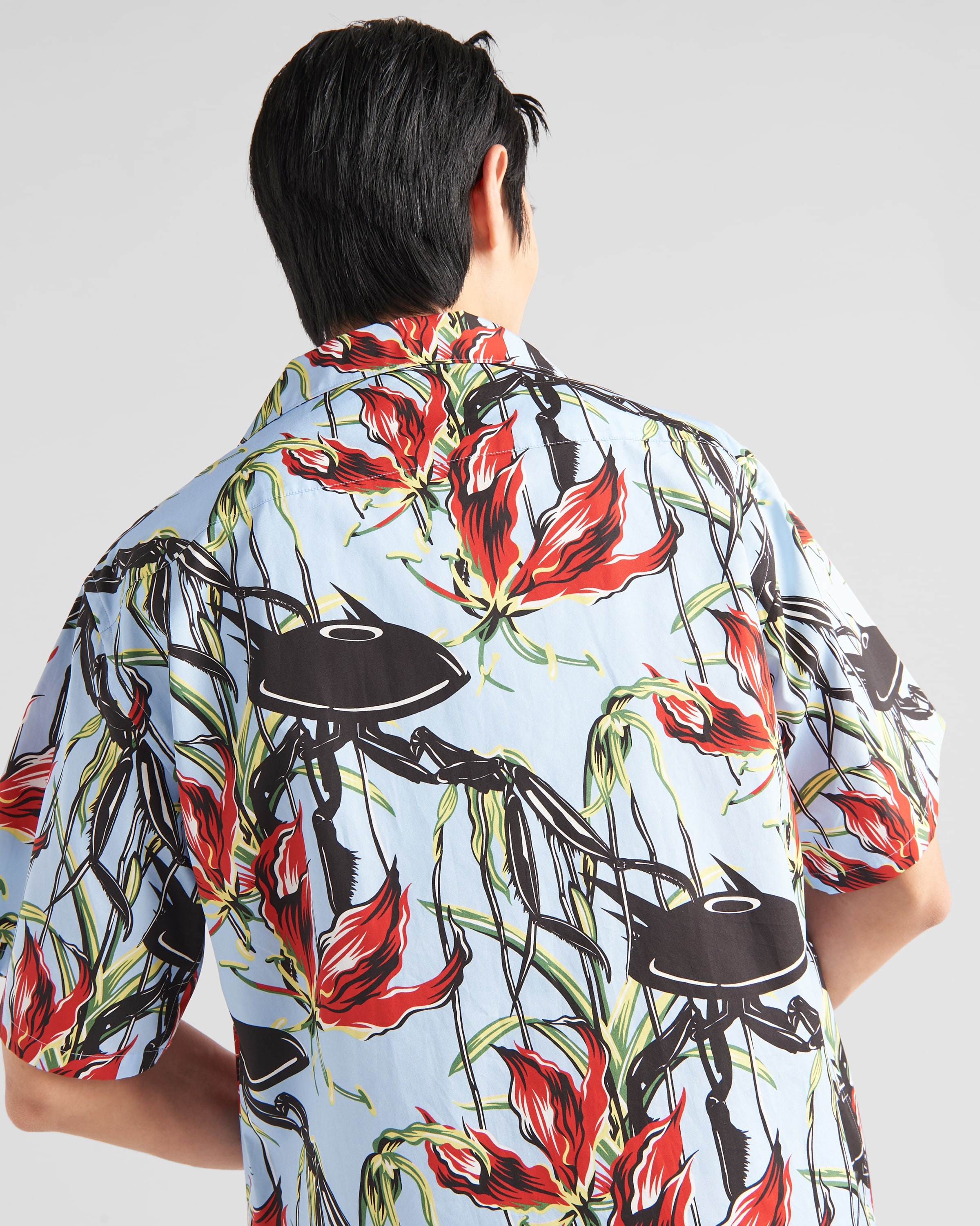 Short-sleeved cotton shirt - 4