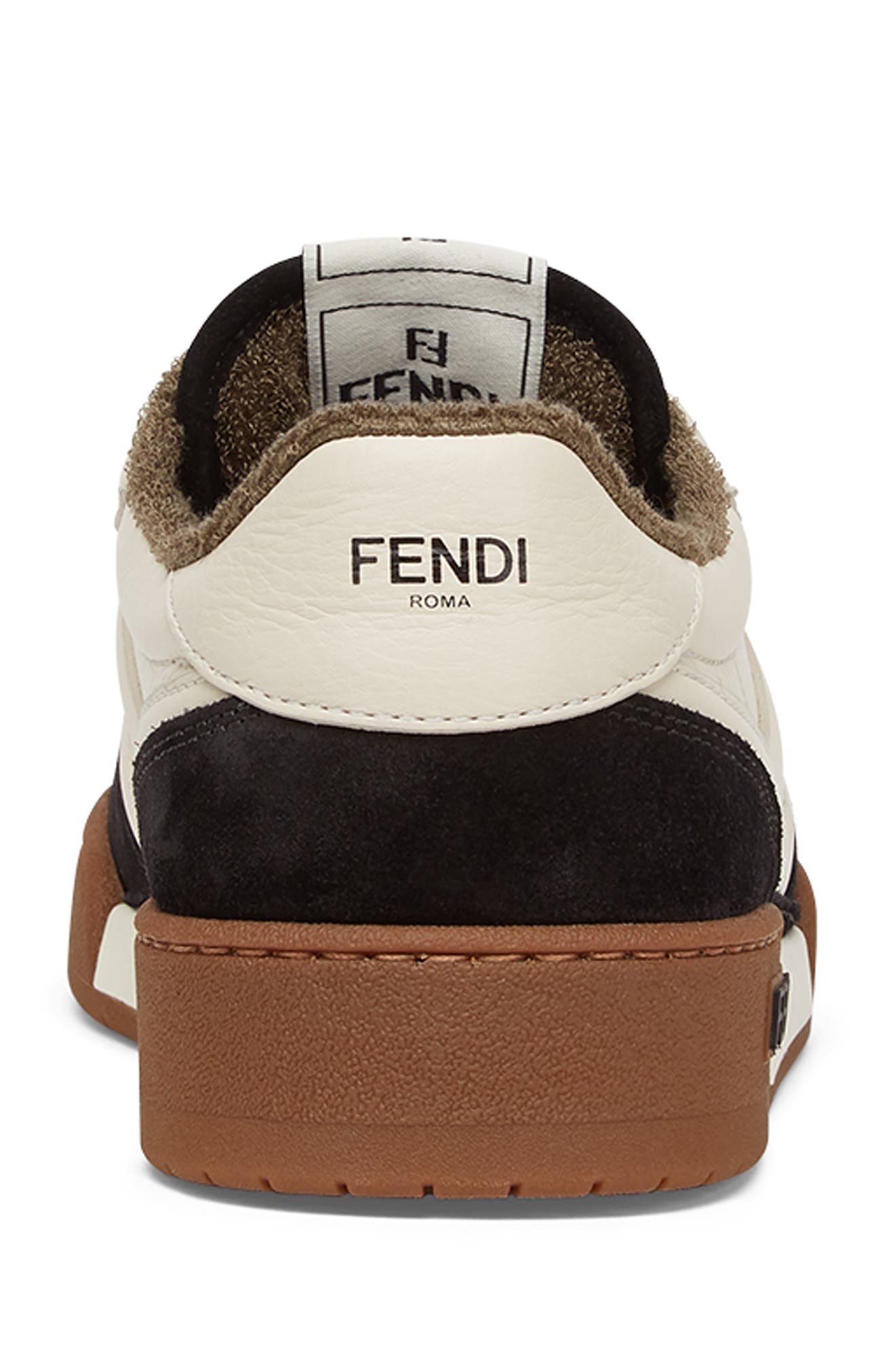Fendi FF Match Sneaker in Nero/Milk/Nero at Nordstrom - 4