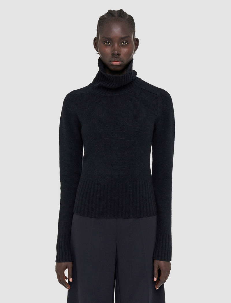 Open Cashmere High Neck Jumper 3