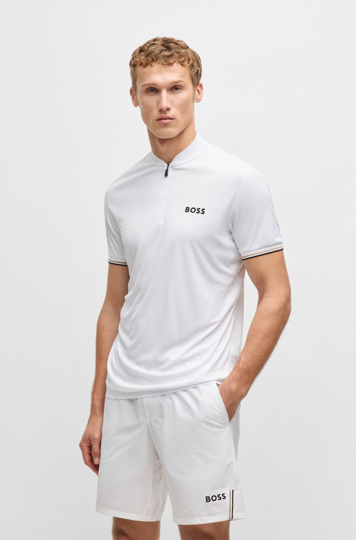ACTIVE SLIM-FIT POLO SHIRT WITH UV PROTECTION - 2