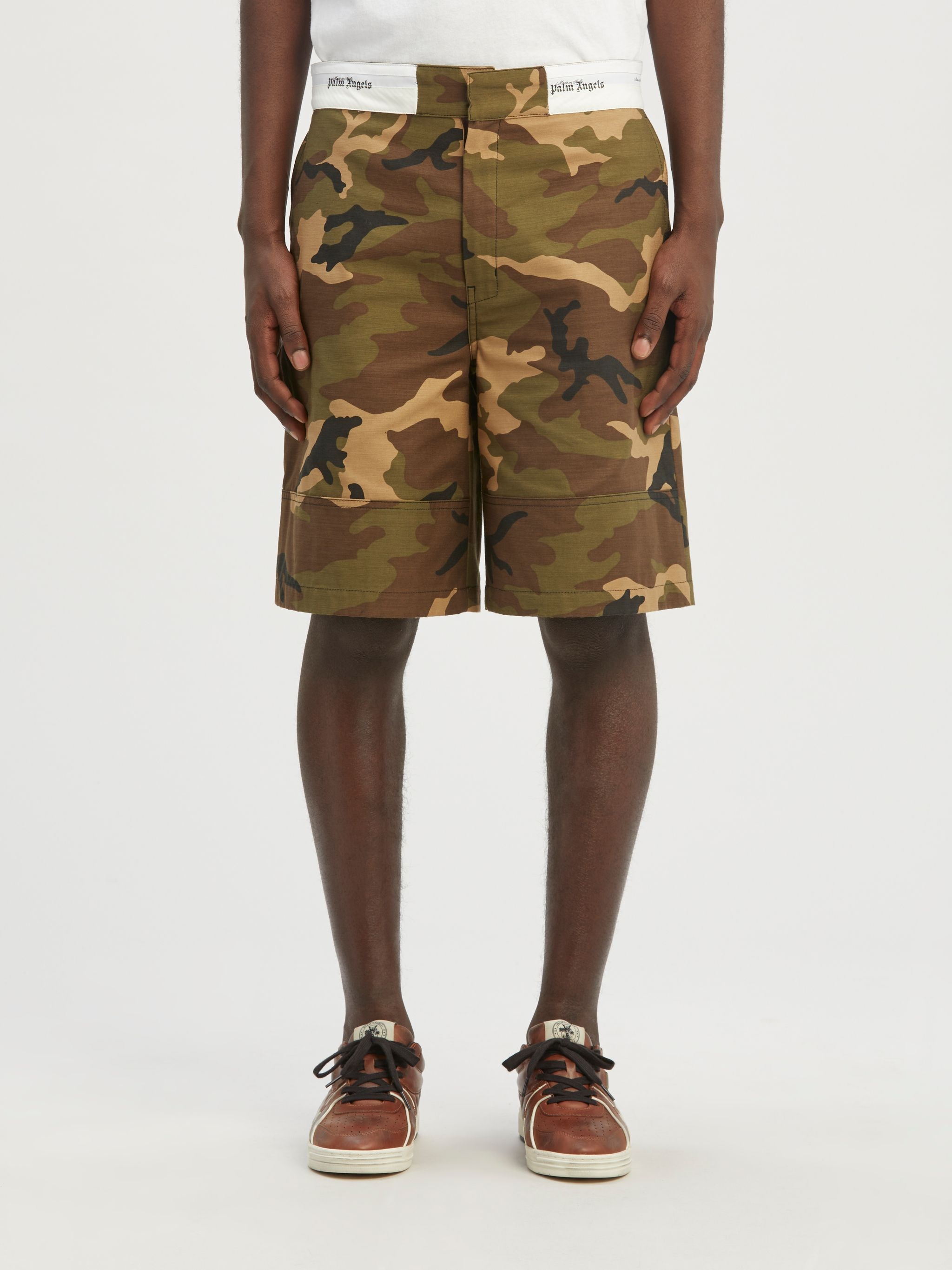 Sartorial Waistband Camo Shorts - 3