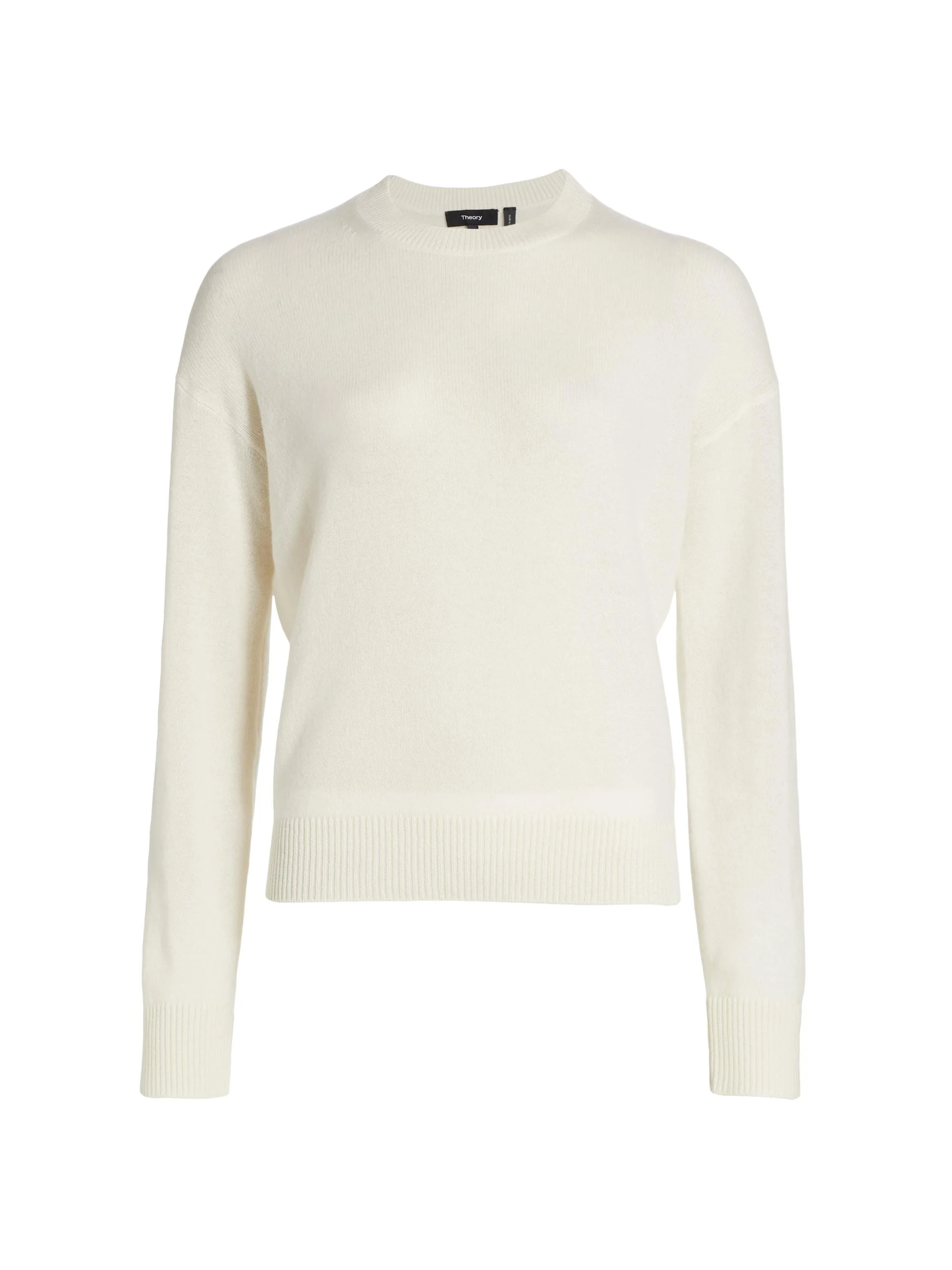Women's Easy Cashmere Sweater - Ivory - 1