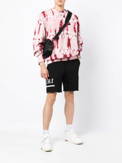 AMIRI Ma Bar logo-print track-shorts outlook