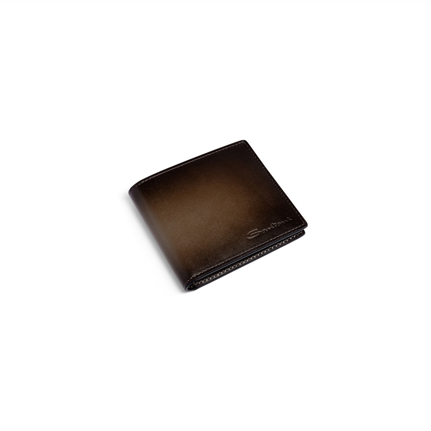 Dark brown leather wallet - 3
