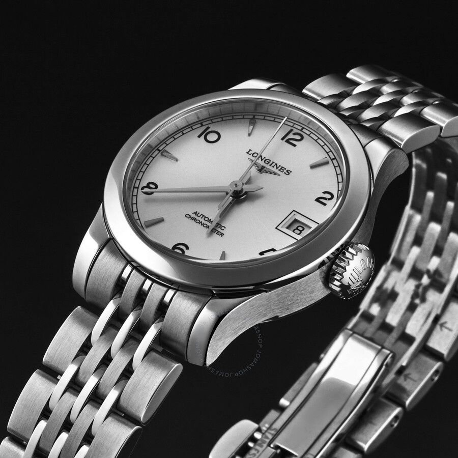 Longines Record Automatic Silver Dial Ladies Watch L23204766 - 2
