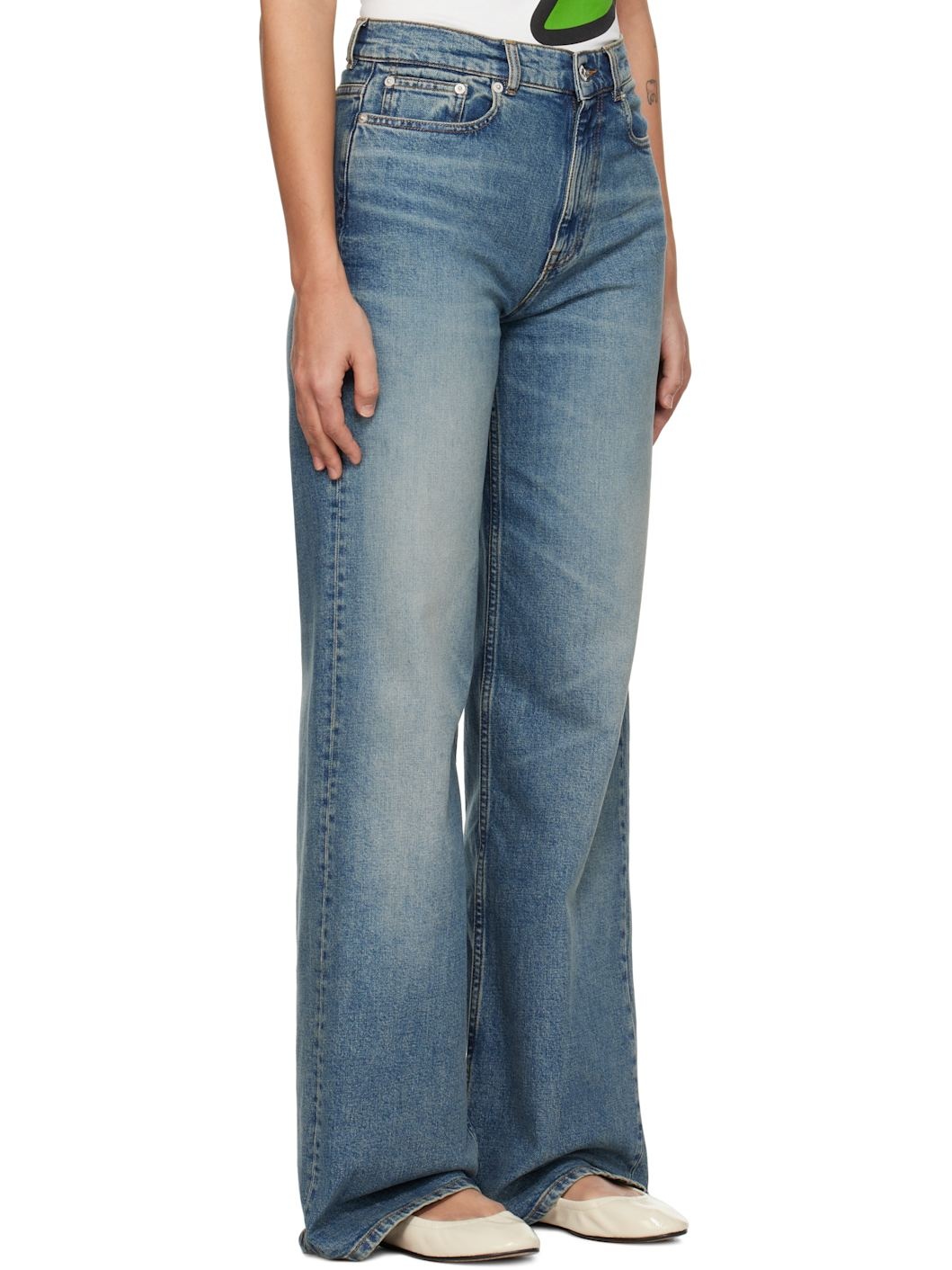 Blue Kenzo Paris Ayame Jeans - 2