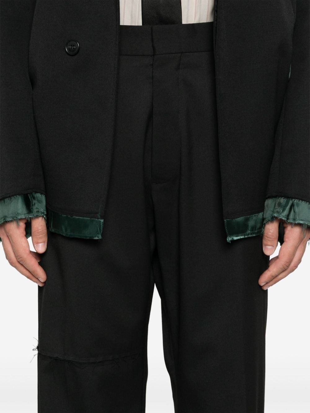 signature single-stitch trousers - 5