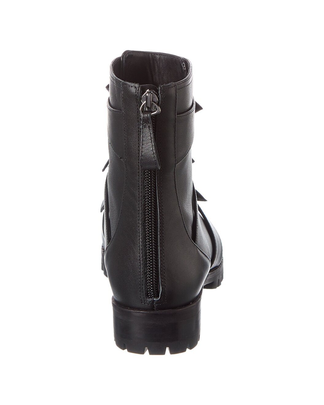 Alexandre Birman Lolita Leather Combat Bootie - 3