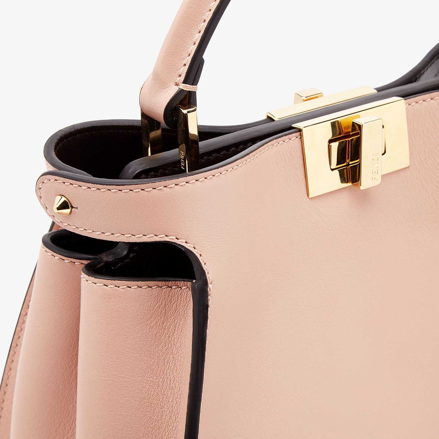 Pink leather bag - 6