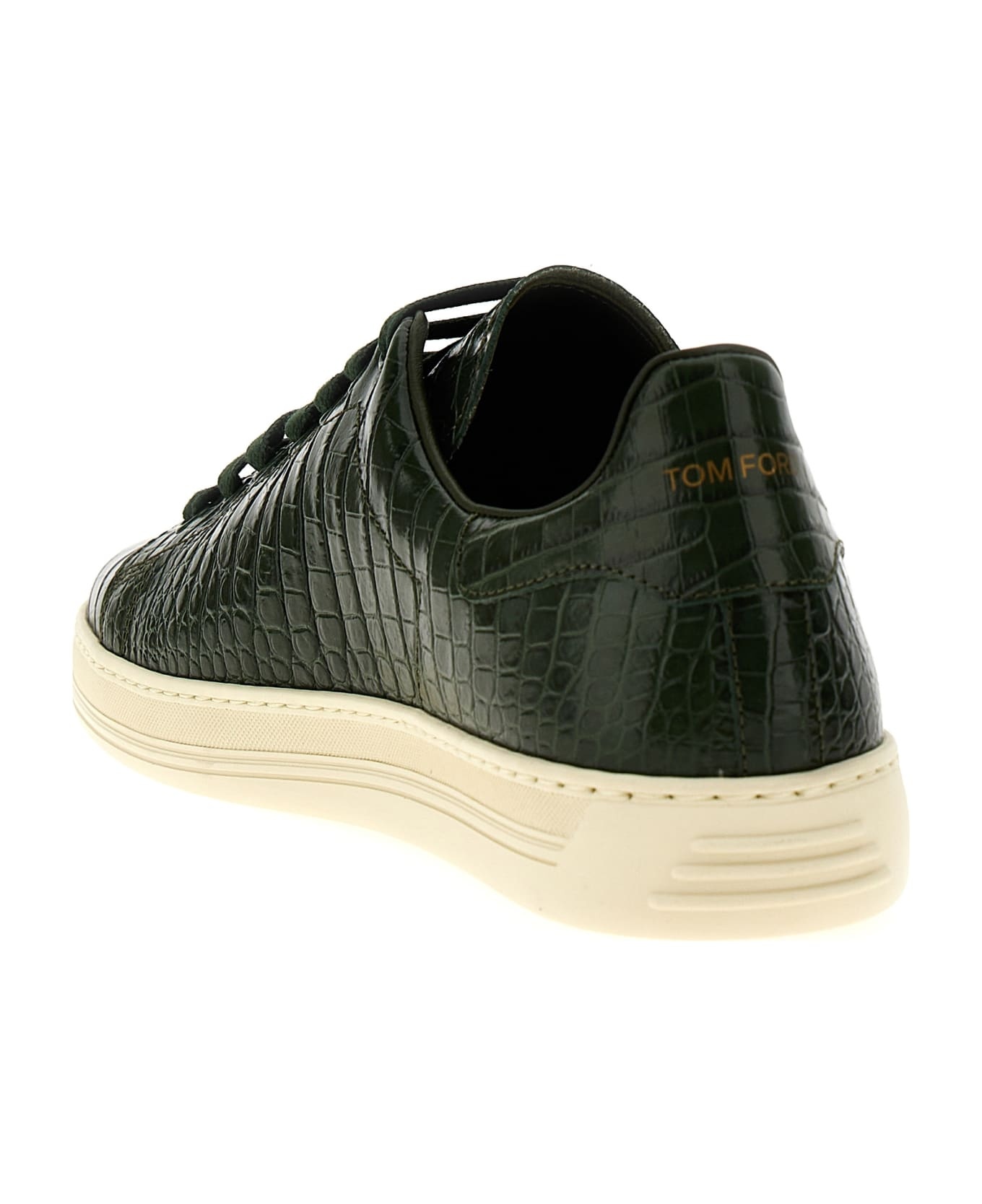 Croc Print Sneakers - 3