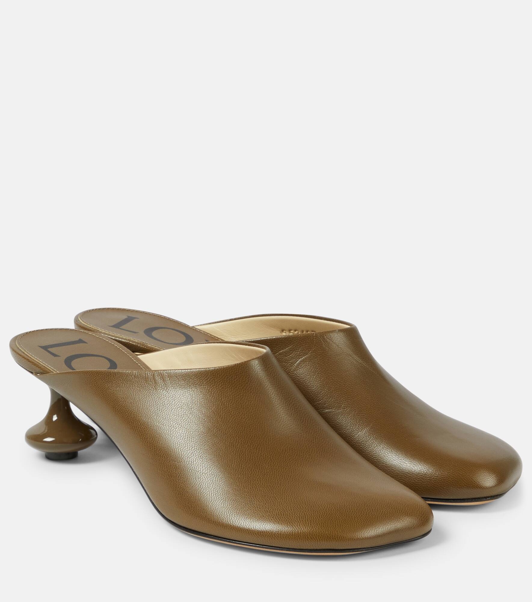 Toy leather mules - 1