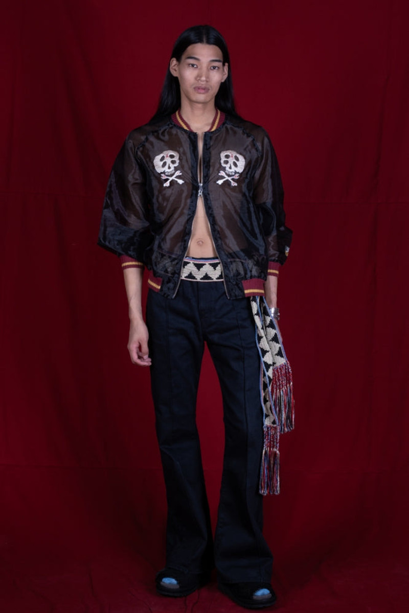 KAPITAL Sheer Pearl Souvenir JKT (RAIN SKULL) 6