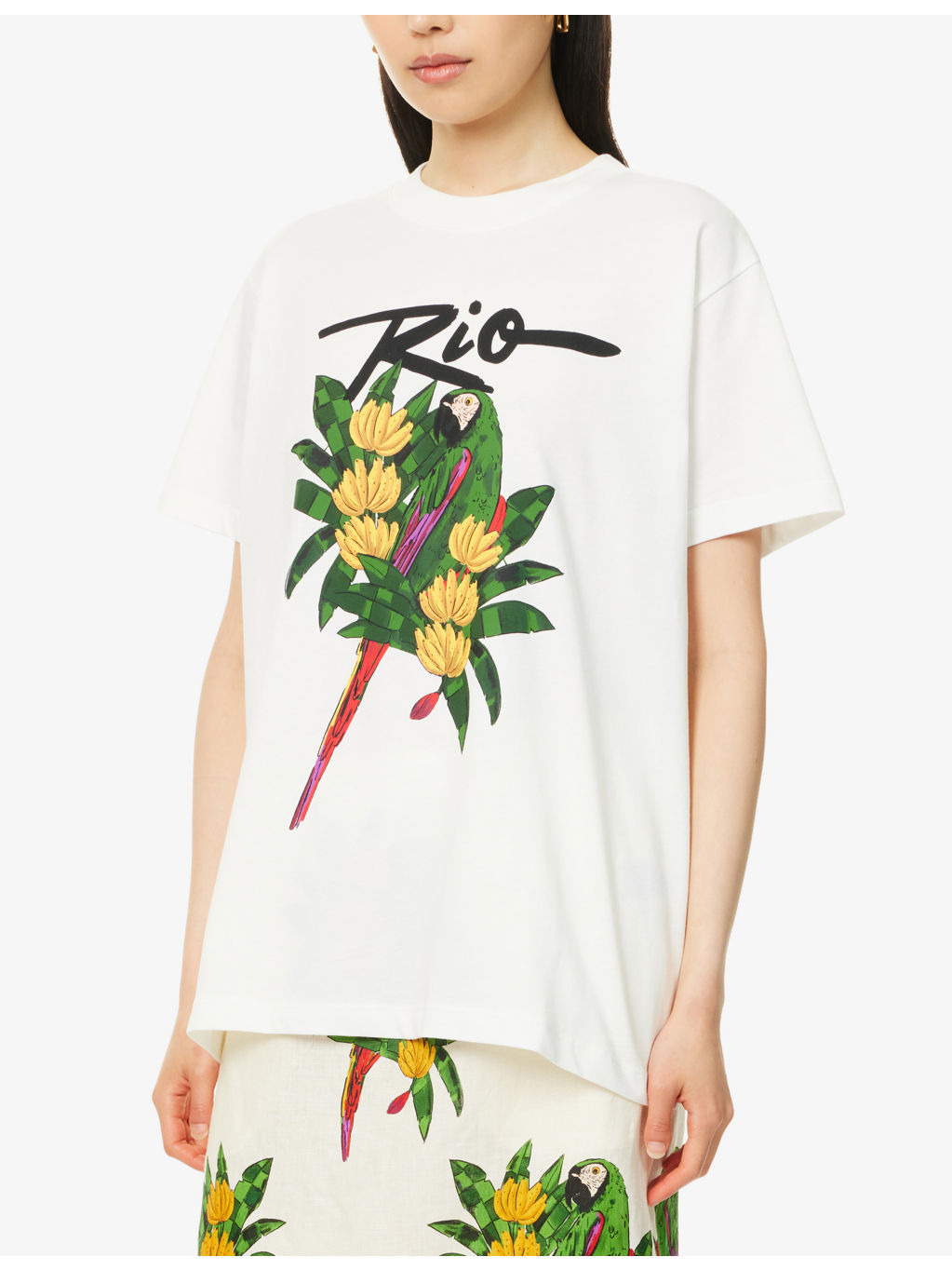 Relaxed-Fit Rio Macaw Cotton-Jersey T-shirt - 3
