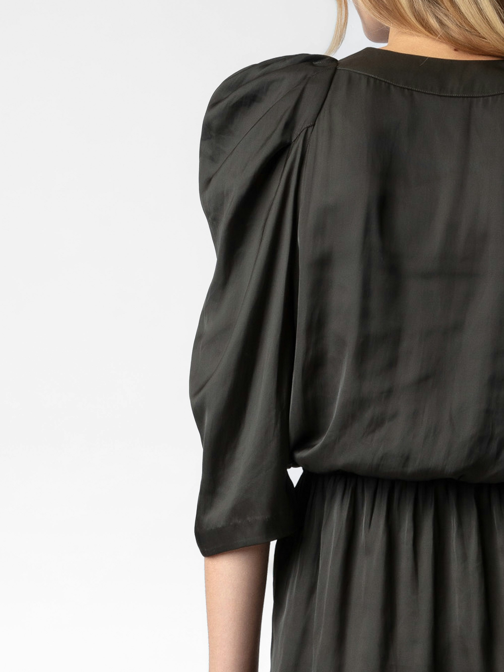Ruz Satin Dress - 4
