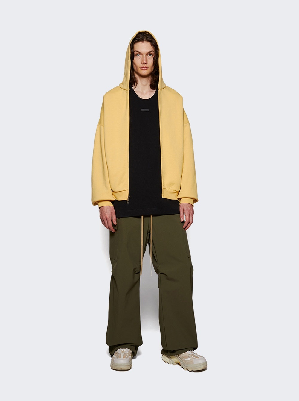 【ESSENTIALS】HEAVY FLEECE FULLZIP HOODIE / AMBER Heavy Fleece Fullzip Hoodie - Amber – Feature