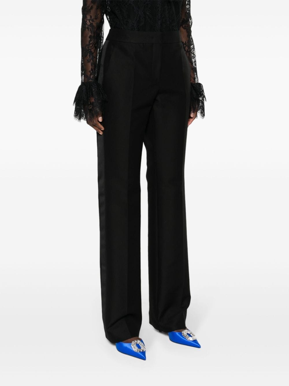 side-stripe tailored trousers - 3