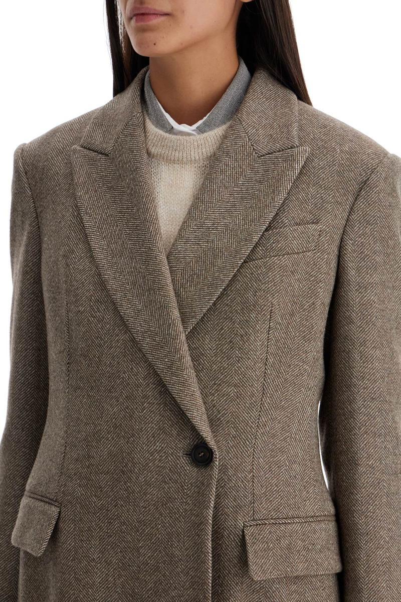 Brunello Cucinelli "Carded Chevron Bl - 4