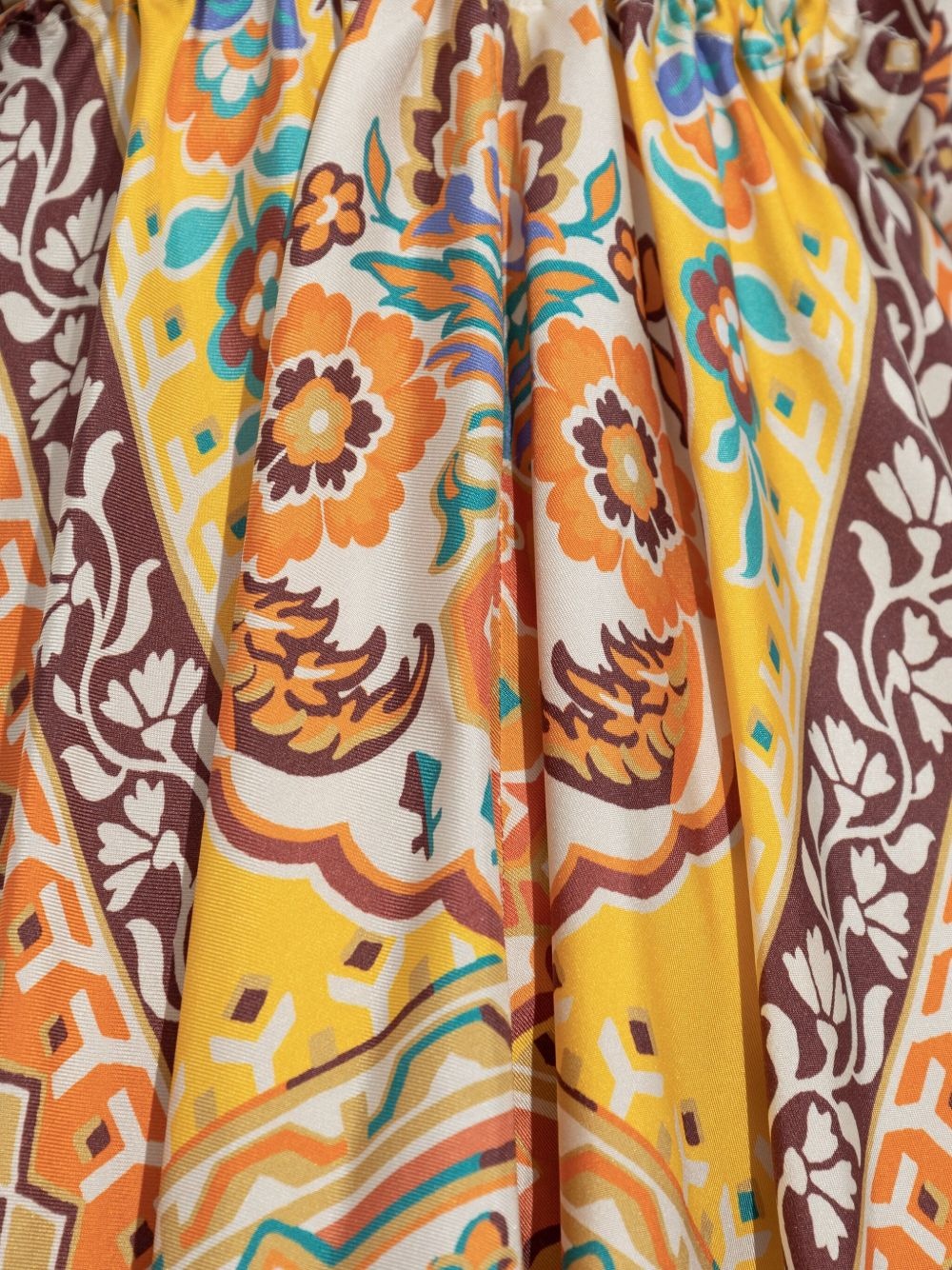 halter-neck patterned dress - 5