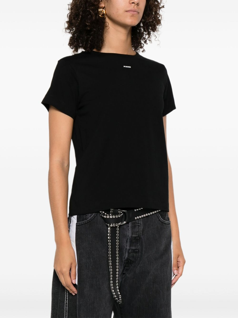 crew-neck short-sleeve top - 3