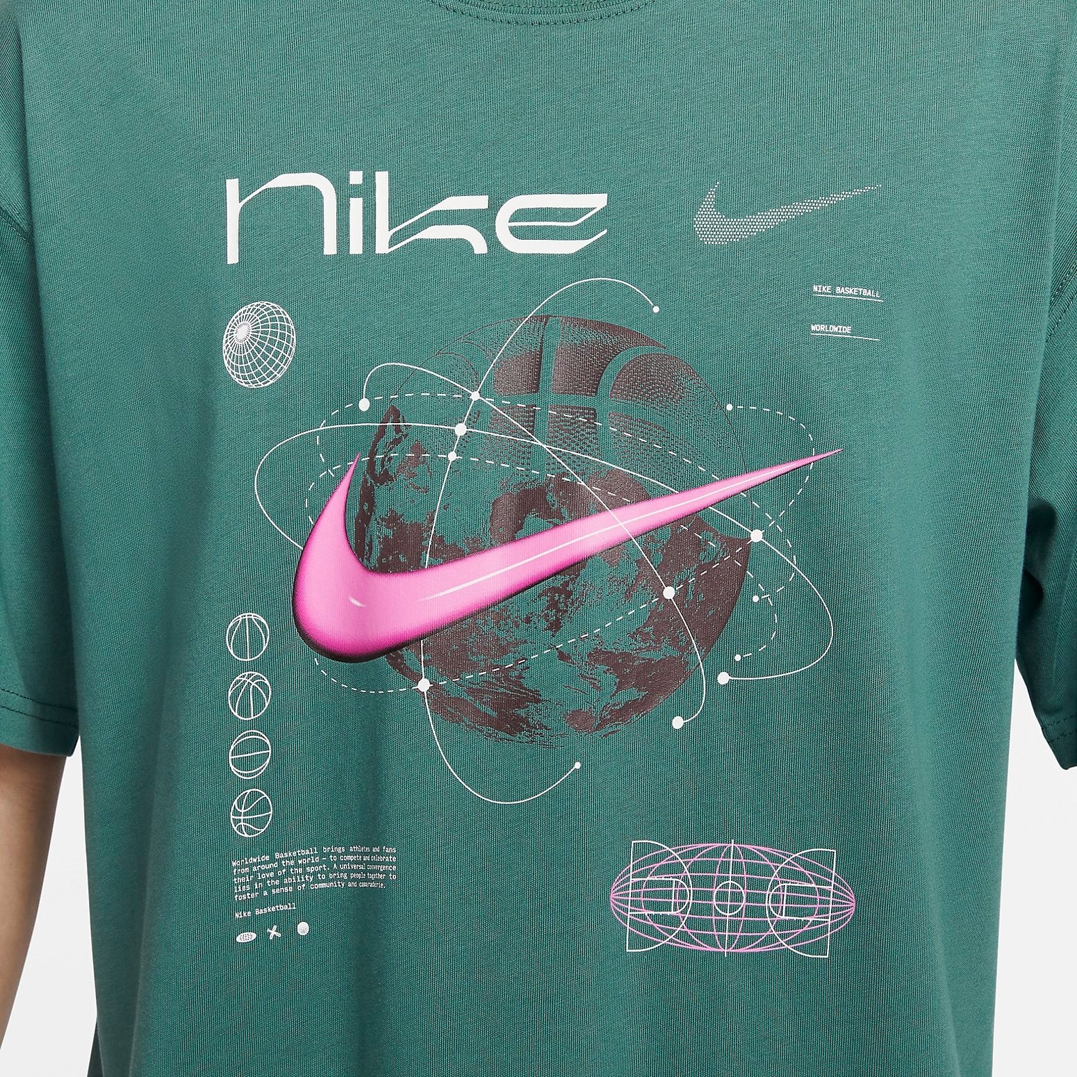 Nike Max90 Basketball T-Shirt 'Green' FV8419-361 - 3