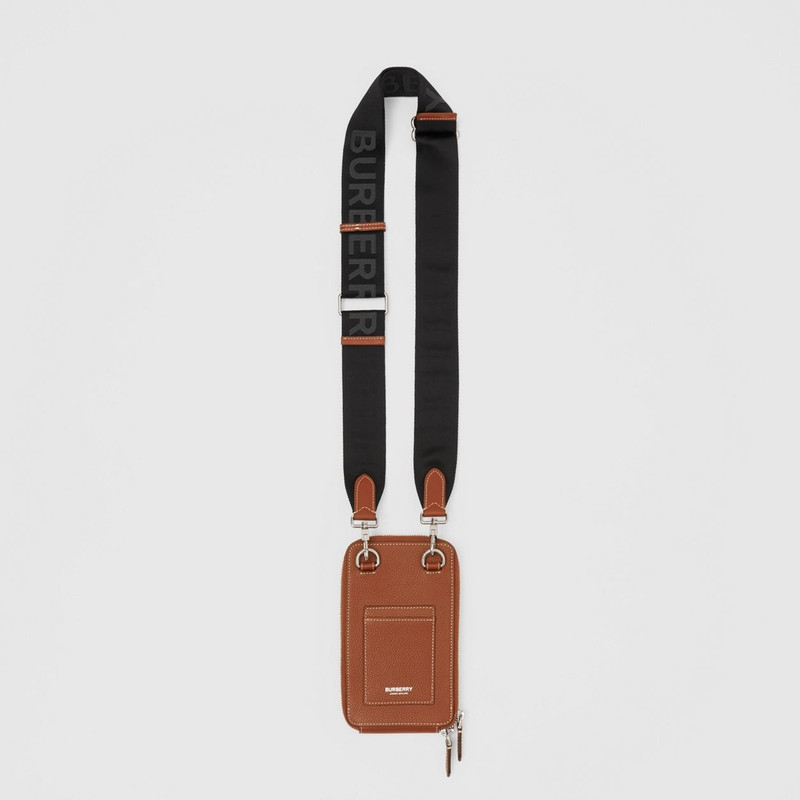 Grainy Leather Phone Case with Detachable Strap 8