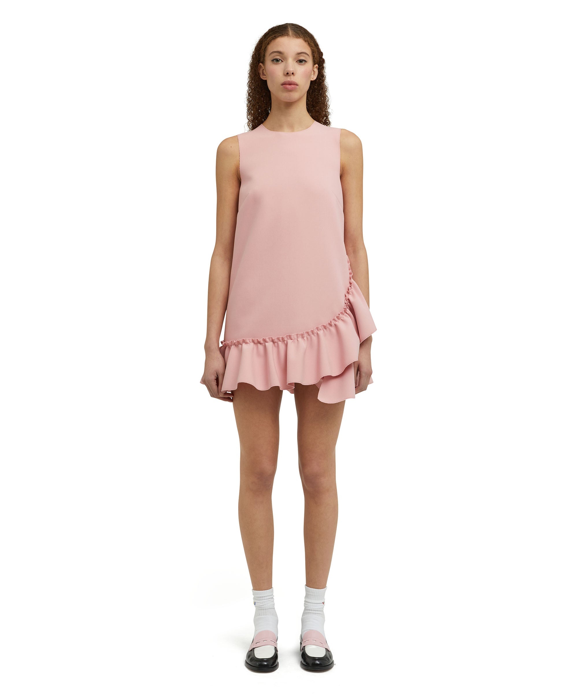 Mini dress with  "Double Crepe Cady" workmanship - 2