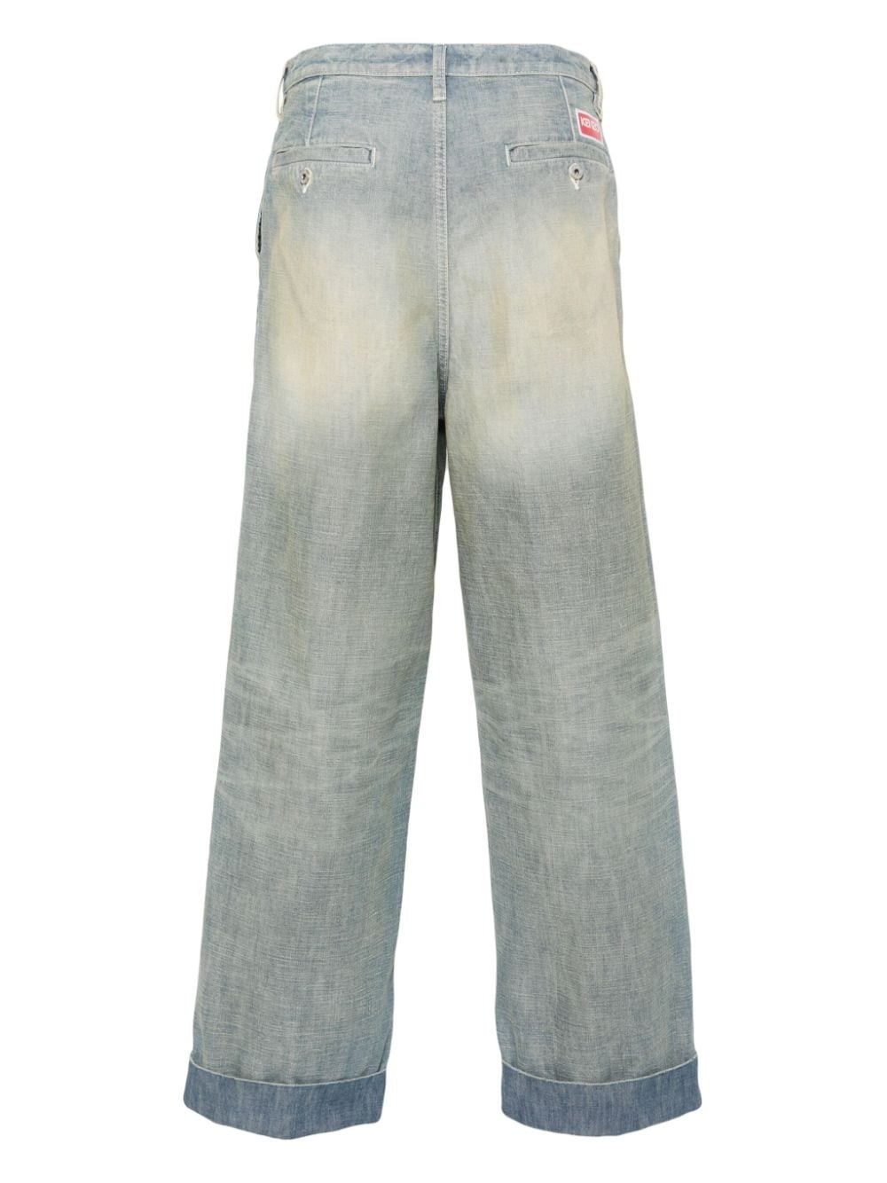 mid-rise tapered-leg jeans - 2
