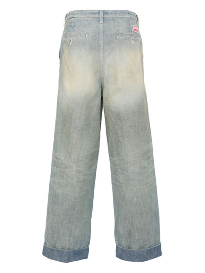 KENZO mid-rise tapered-leg jeans outlook