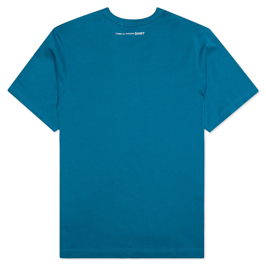 BACK LOGO S/S TEE - BLUE - 2