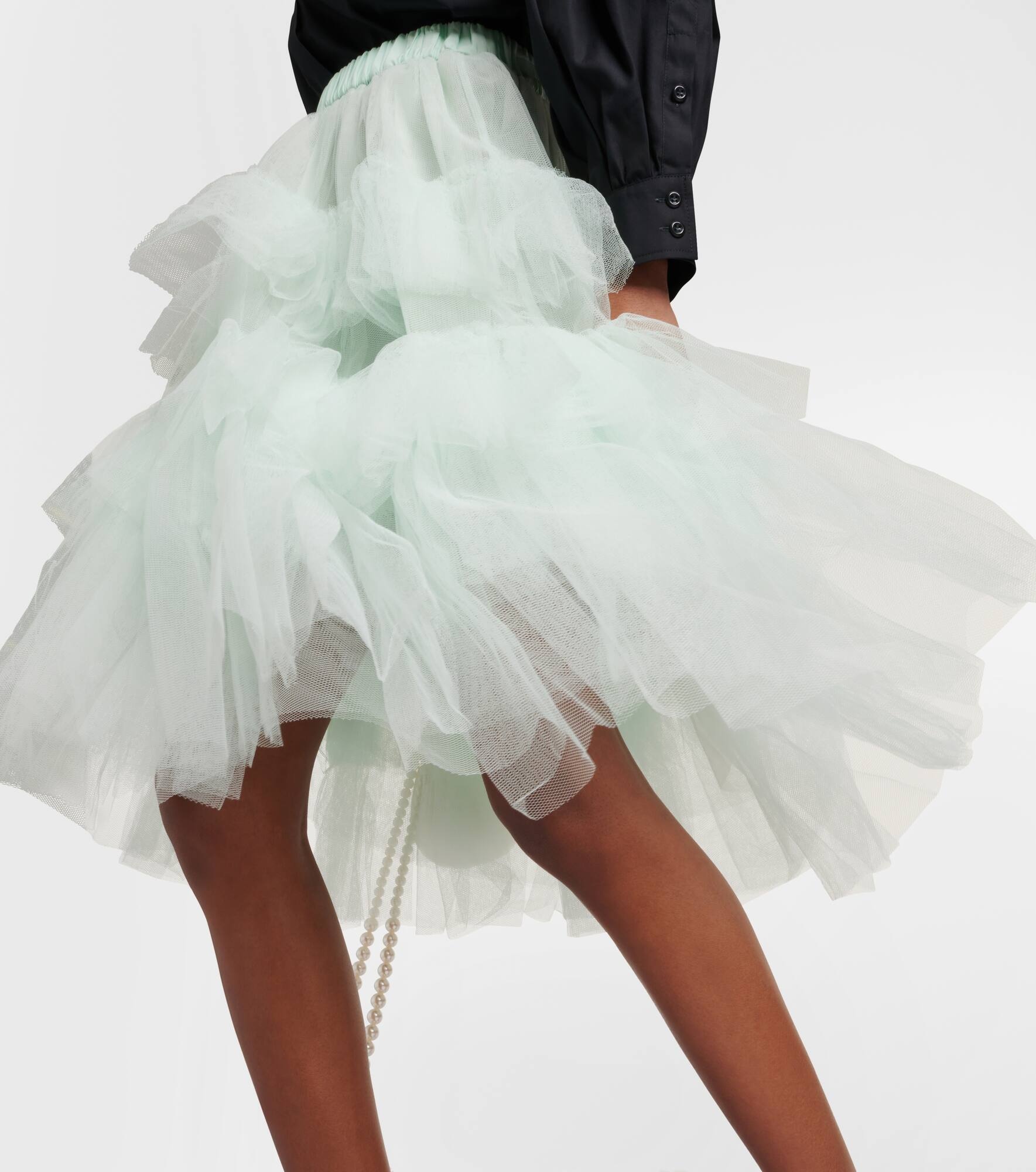 Tulle midi skirt - 5