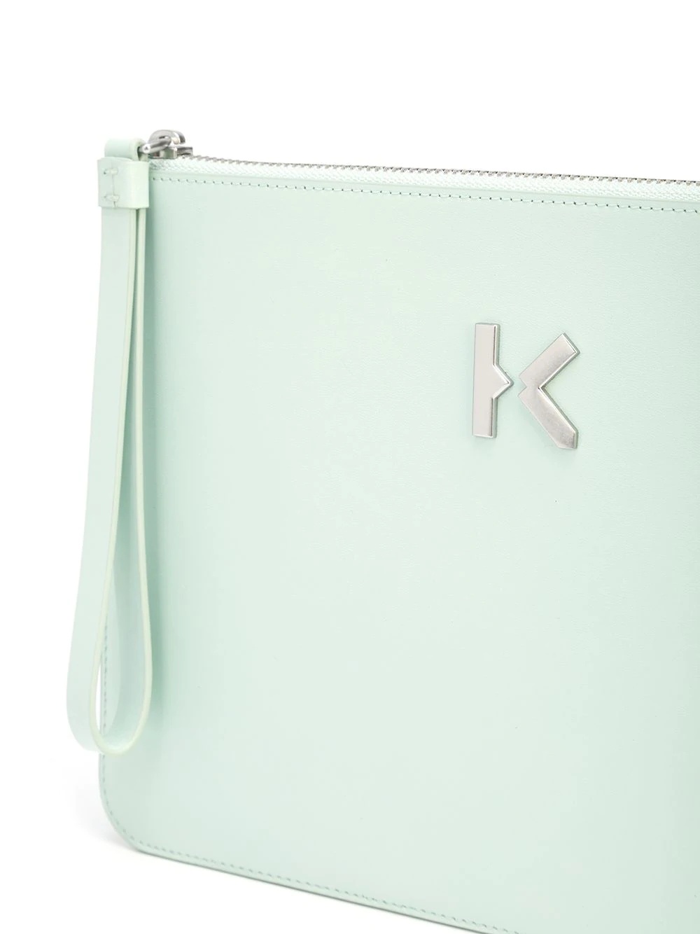 K logo clutch bag - 4