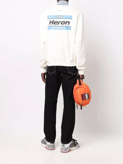 Heron Preston Heron print sweatshirt outlook