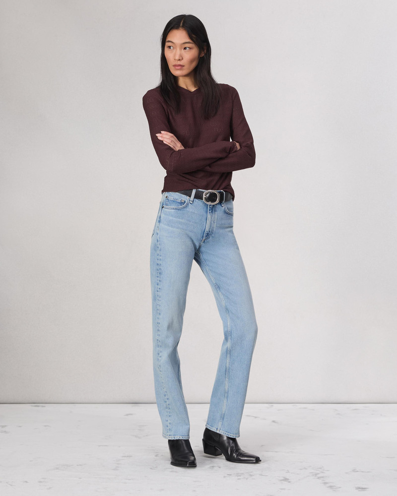 rag & bone Julia Textured Tee outlook