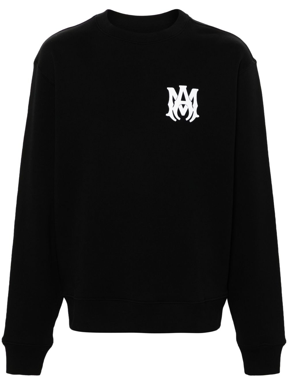 logo-print cotton sweatshirt - 1