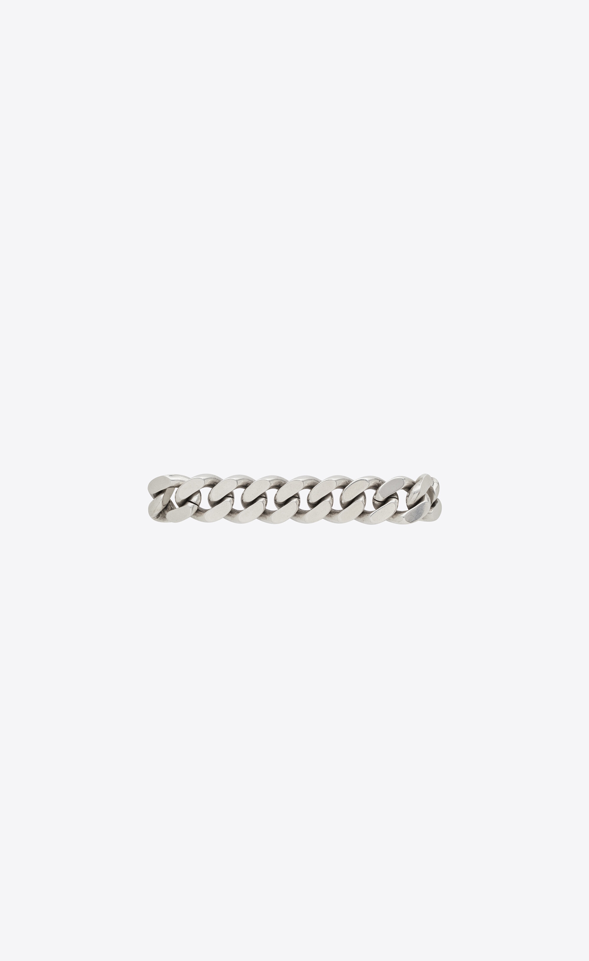 metal curb chain bracelet - 3