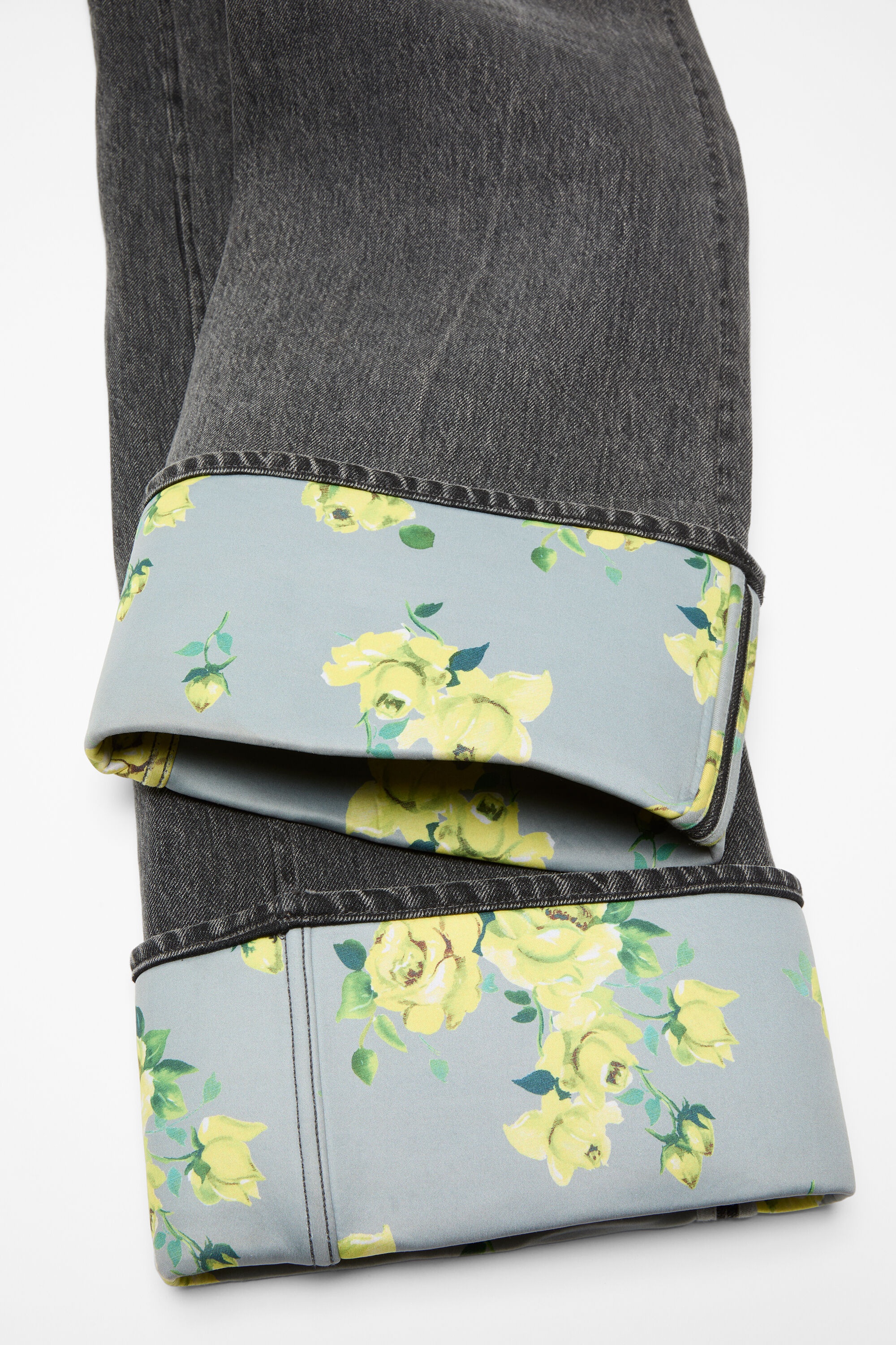 Denim bonded trousers - Anthracite grey - 7