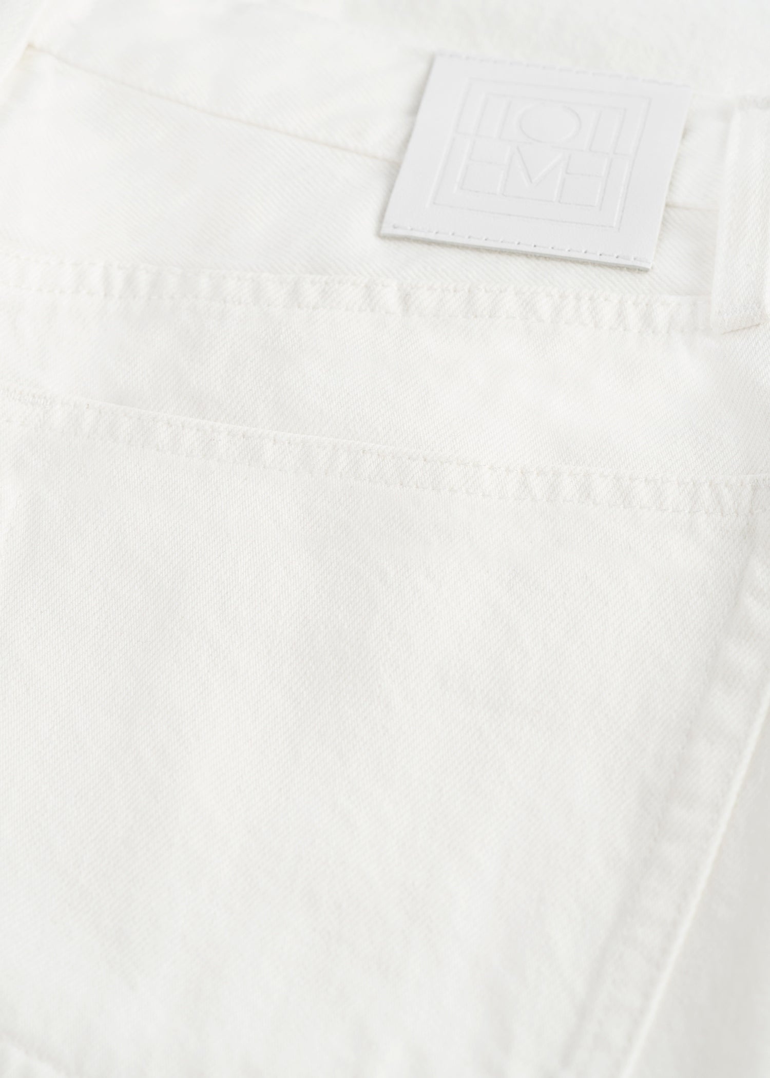 Classic cut denim off-white - 7