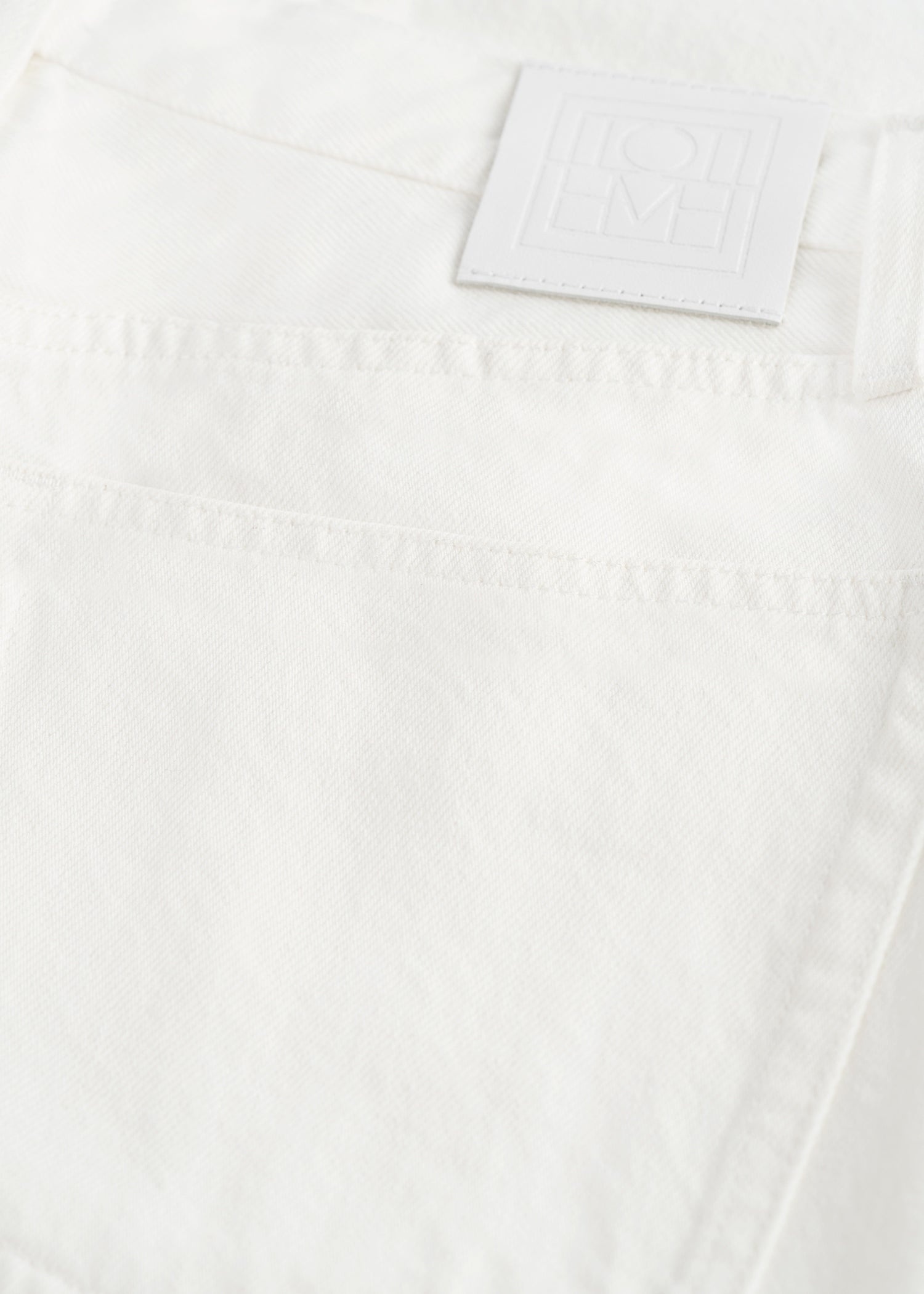 Classic cut denim off-white - 6