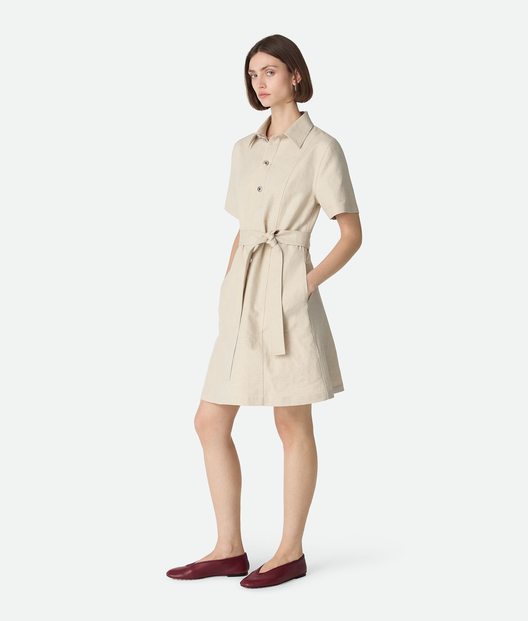 Cotton And Linen Dress - 2